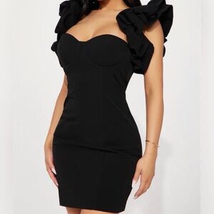 Forever Princess Ruffle Mini Dress